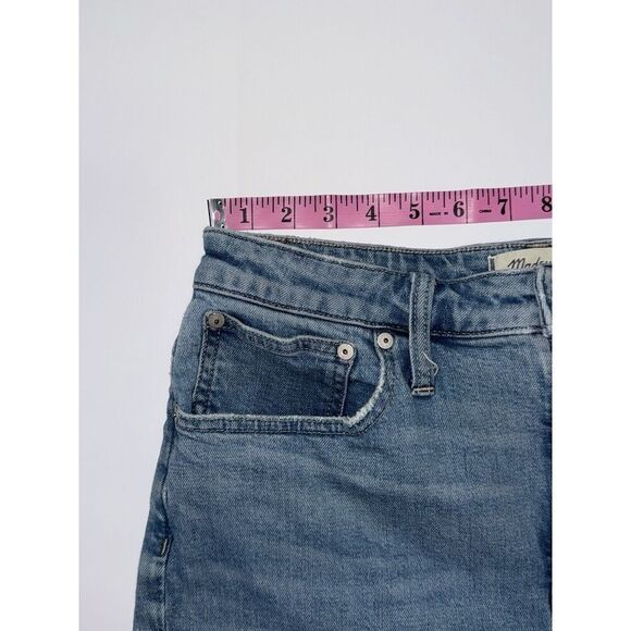 Madewell Curvy Perfect Vintage Jeans 28 Tall 90s Mom Jean Stretch Blue Denim - Picture 9 of 16